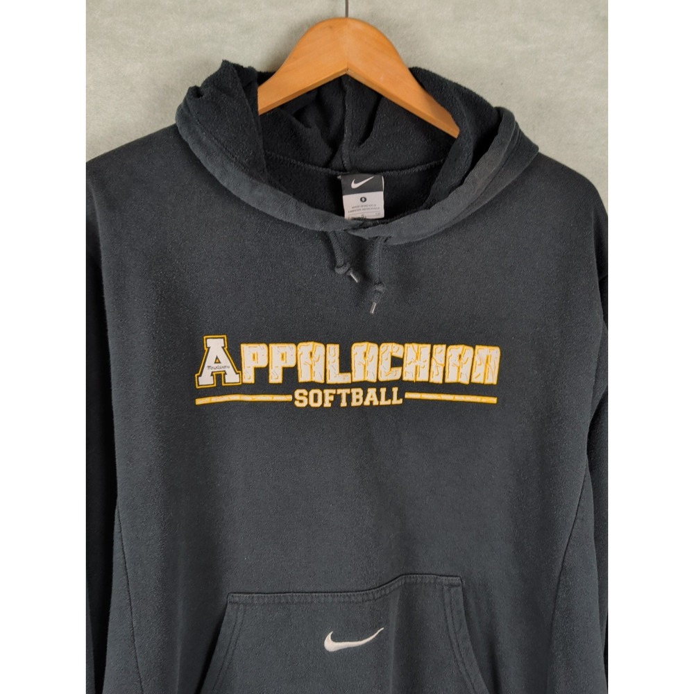 Appalachian State NIKE Softball Hoodie Adult Small Sweatshirt Black  AppState